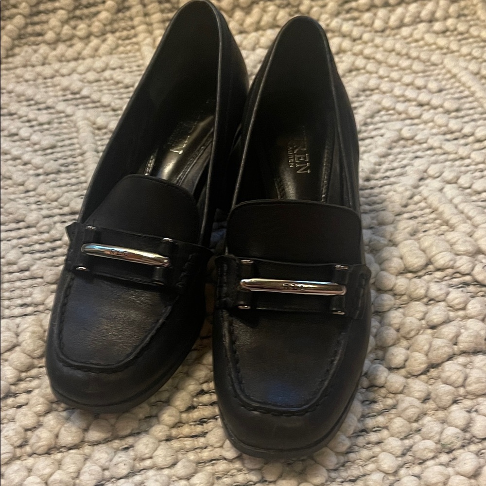 Lauren Ralph Lauren Classic Black Loafers